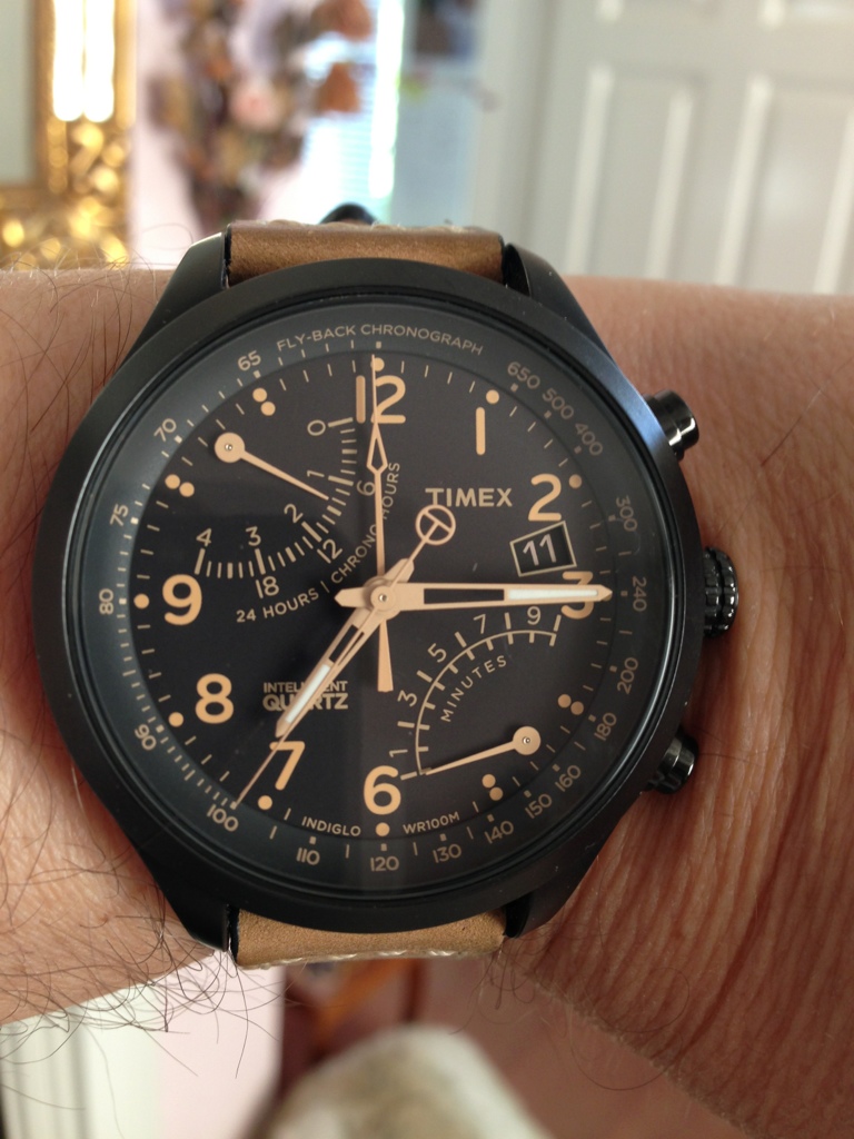 Timex IQ Flyback Chronograph – Wearing Today | WatchBeast